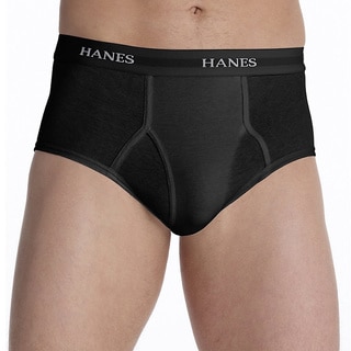 Hanes Classics Men's Tagless Black/ Grey No Ride Up Comfort Flex Waistband Briefs (7-pack)