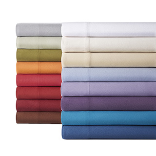 Micro Flannel solid sheet set