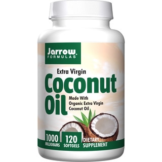 Jarrow Formulas Extra Virgin Certified Organic Coconut Oil (120 Softgels)
