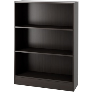 Element Short Wide 3-shelf Bookcase