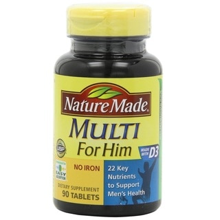 Nature Made Multi For Him Multivitamin (90 Tablets)