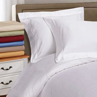 Luxor Treasures Egyptian Cotton Single Ply 1000 Thread Count Solid 3-piece Duvet Cover Set