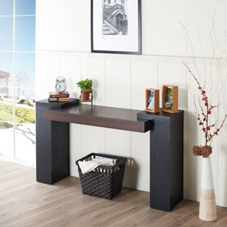 Furniture of America Modal Two-tone Console Table