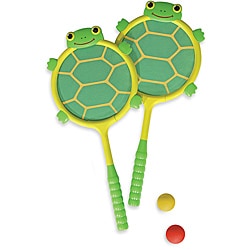 Melissa & Doug Tootle Turtle Racquet and Ball Set