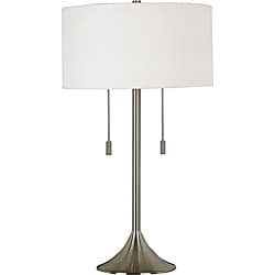Kent 30-inch Brushed Steel Table Lamp