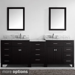 Virtu USA Caroline Parkway 93-inch Double-sink Bathroom Vanity Set