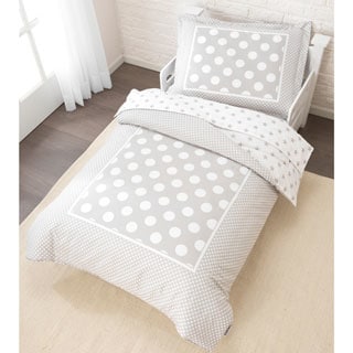 Stars and Polka Dots 4-piece Toddler Bedding Set