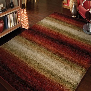 Euphoria Connection Red Rug (7'10 x 10'10)
