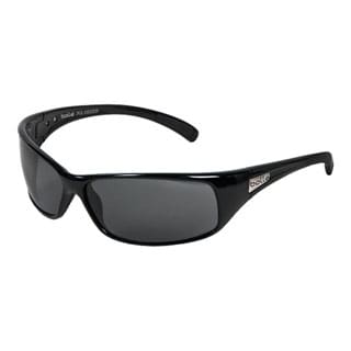 Bolle 10405 Recoil Sport Sunglasses - Shiny Black Frame with Polarized TNS Lenses (8 Base)