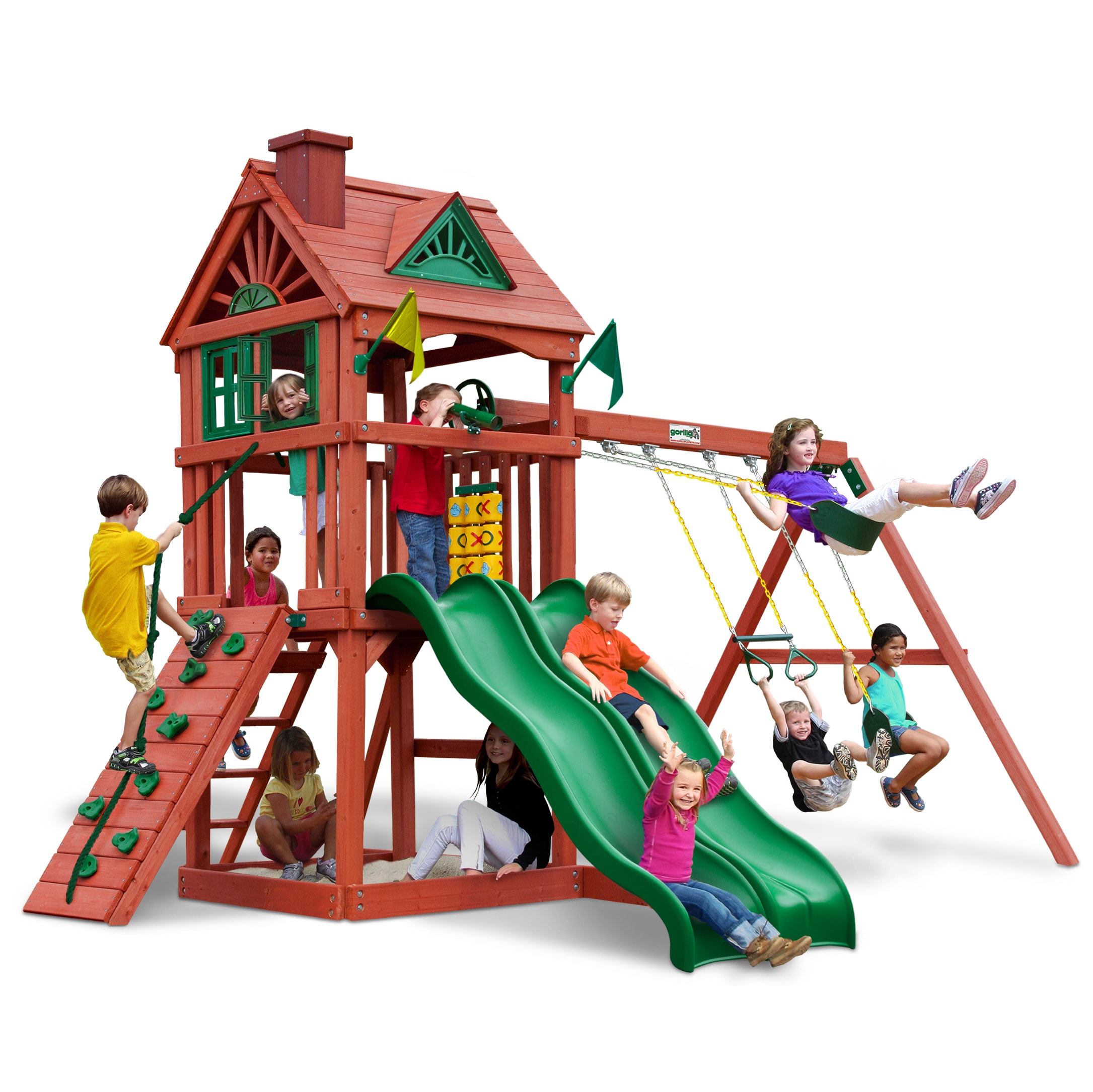 Gorilla Playsets Double Down Swing Set
