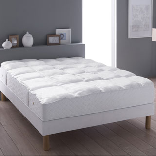 Cotton 233 Thread Count Mattress Topper Featherbed