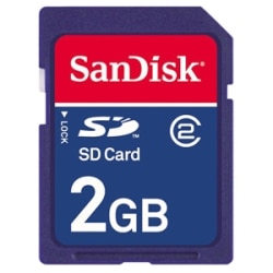 SanDisk 2GB (SD) Secure Digital Memory Card
