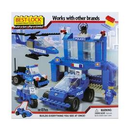 Best-Lock Construction Toys Police Department 450+ pieces!