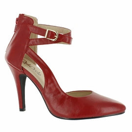 Red Circle Footwear 'Doralee' Pointy Pump With Side Strap