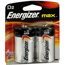 Energizer MAX Alkaline Batteries D 2 Each