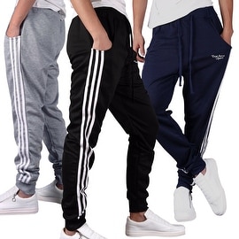 Mens Casual Running Tracksuit Jogging Pants Training Pullon Trousers