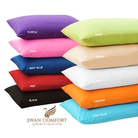Swan Comfort Luxury Wrinkle & Fade Resistant Pillowcases ( Set of 2 )