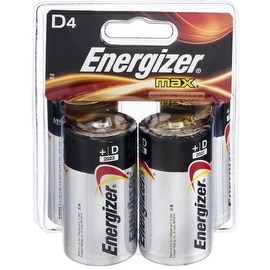 Energizer MAX D Alkaline Batteries 4 ea